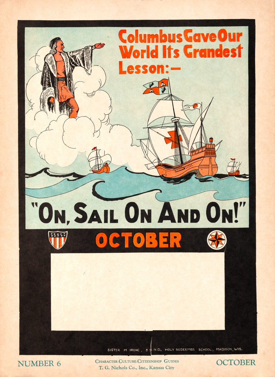 Sail On and On Character Culture Citizenship  Guides Poster #6