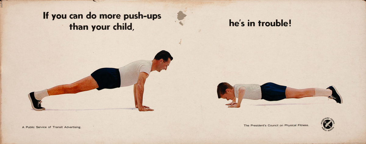 President's Council on Physical Fitness Original Advertising Poster