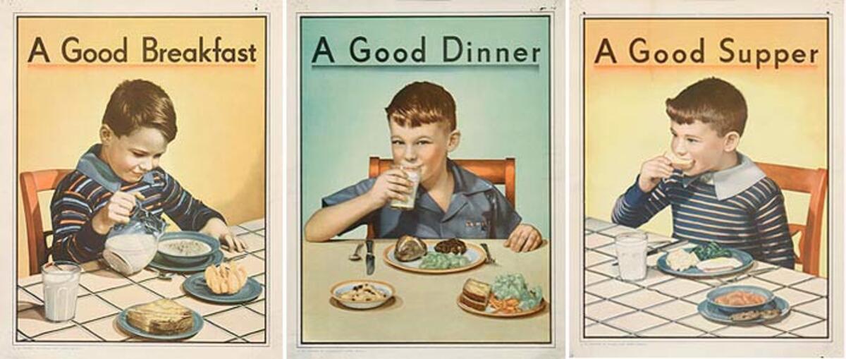 Good Meals Original American Healthy Eating Poster