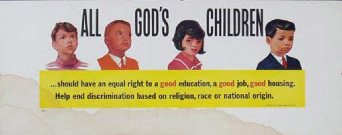 All Gods Children Original Vintage Civics Poster