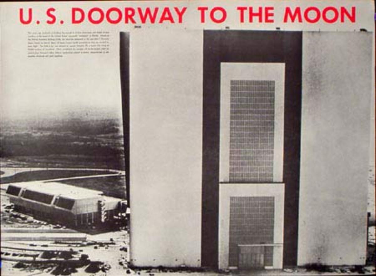NASA Original Poster US Doorway to the Moon