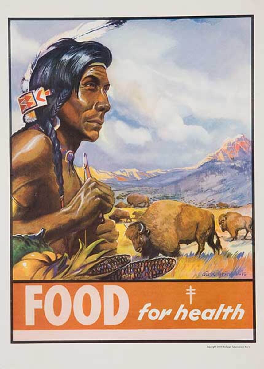 Food For Health Original Tuberculosis Education Poster