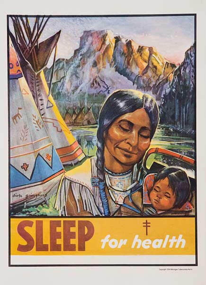 Sleep For Health Original Tuberculosis Education Poster