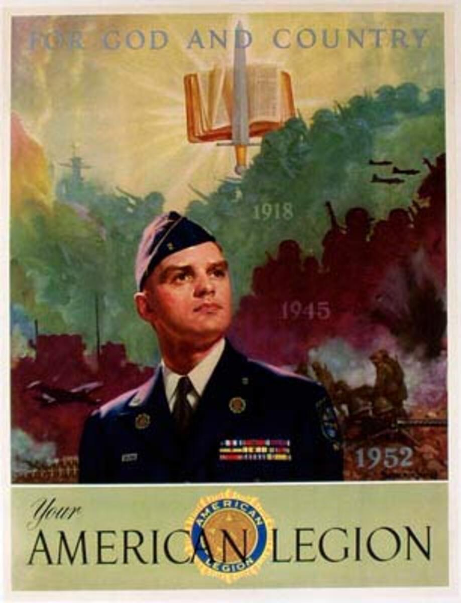 Original Vintage American Legion Poster