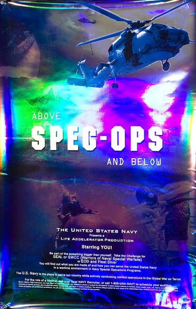 Spec Ops Original American Navy Recruiting Poster