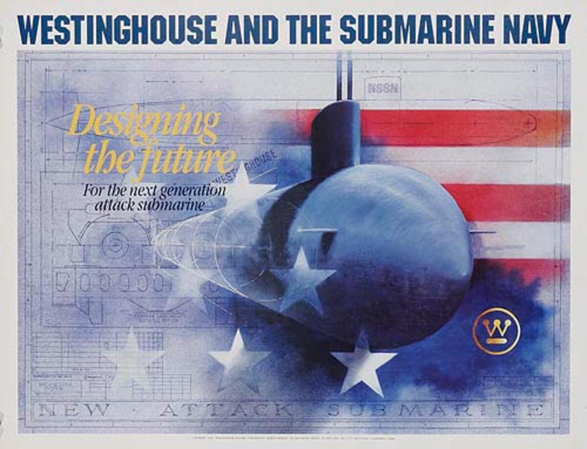 Westinghouse and the Submarine Navy Original Promotional Poster