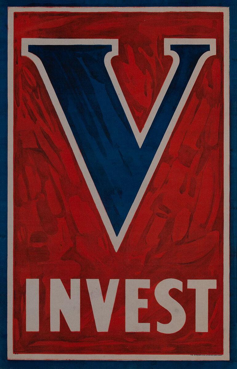 V Invest Original WWI Poster