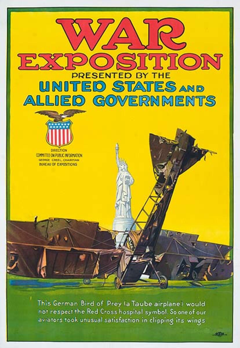 War Exposition Presented by the Unites States and Allied Governments Original Poster