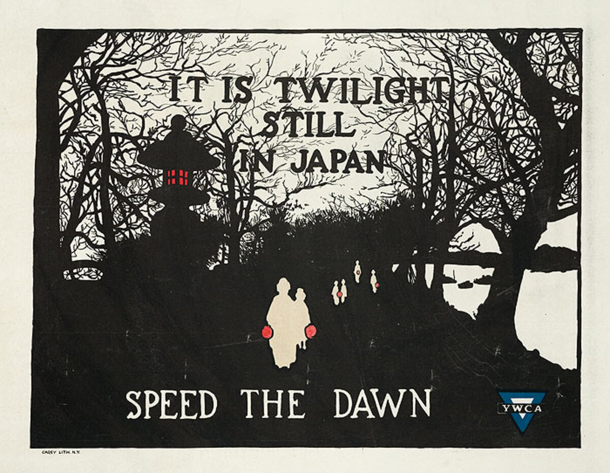 Its Twilight Still in Japan Speed The Dawn Original American WWI Poster