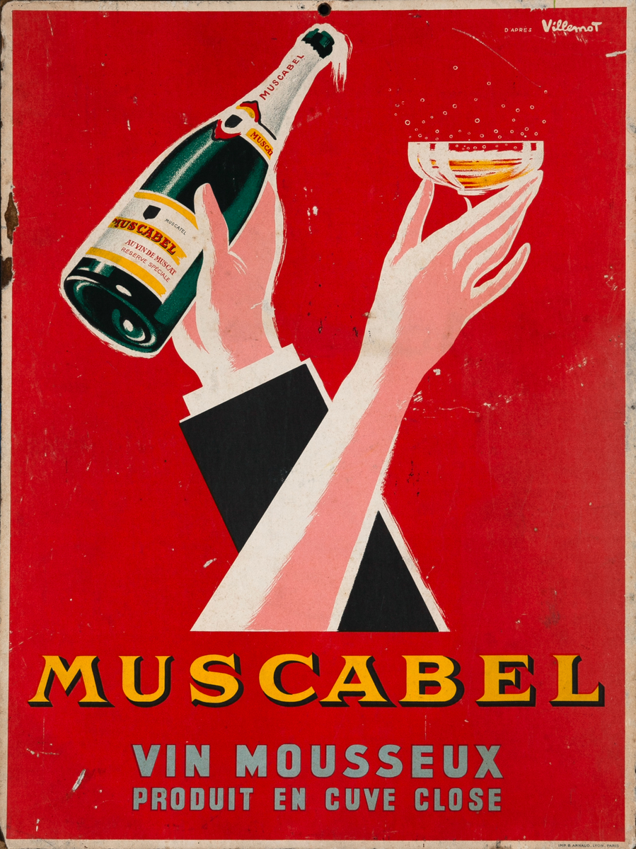 Muscabel Original Vintage Poster