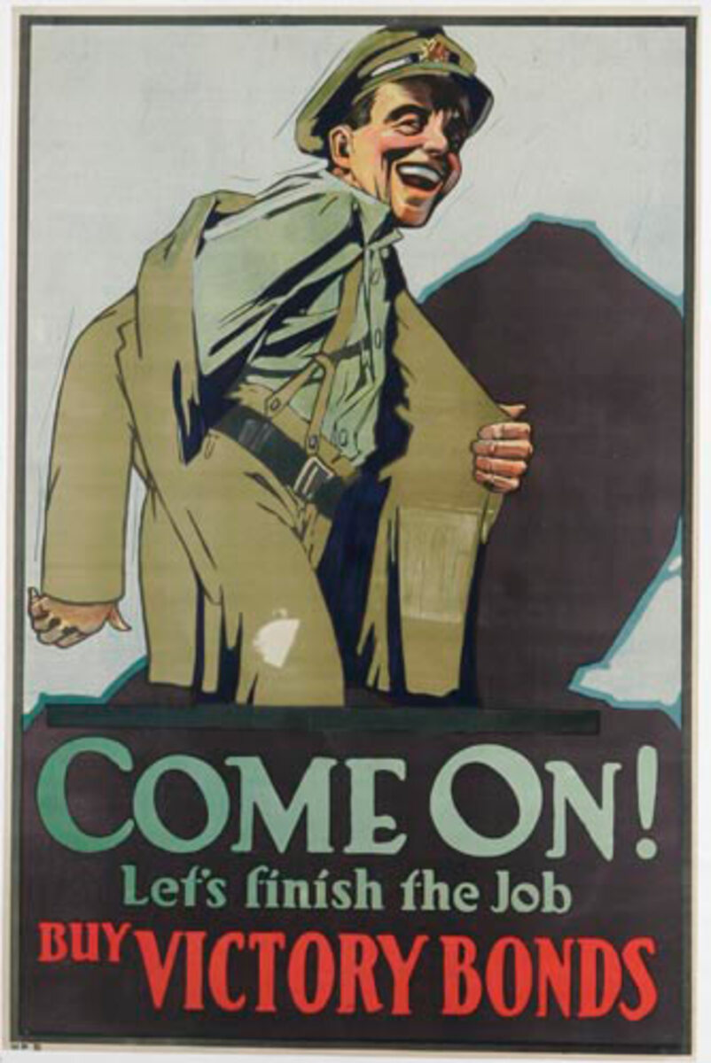 Come On!<br> Canadian World War One Poster