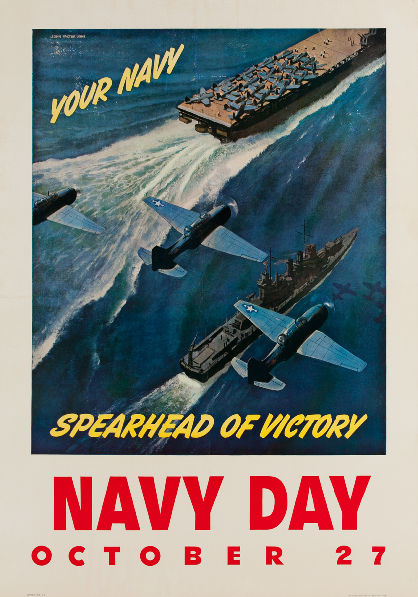 Navy Days 1943 Original American WWII Poster