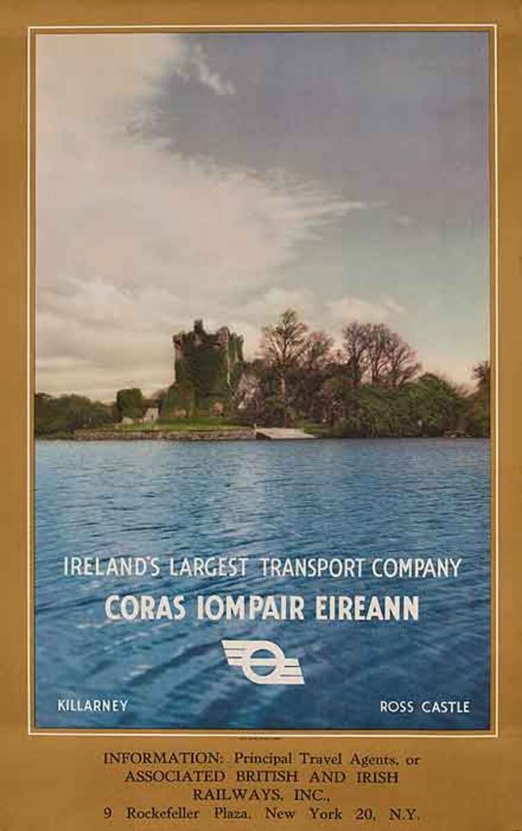Ireland's Largest Transport Company Coras Iompair Eireann Original Travel Poster