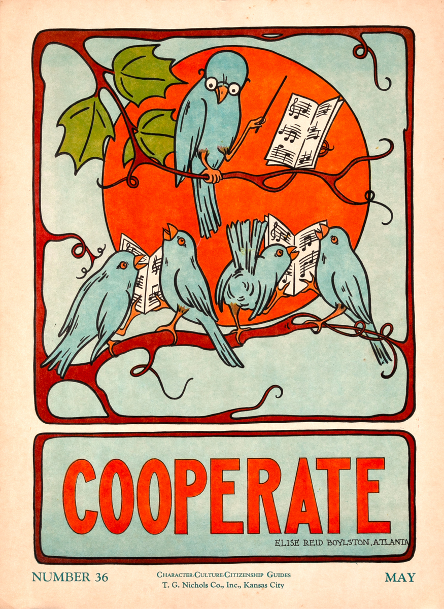 Cooperate - Character Culture Citizenship Guides Poster #36