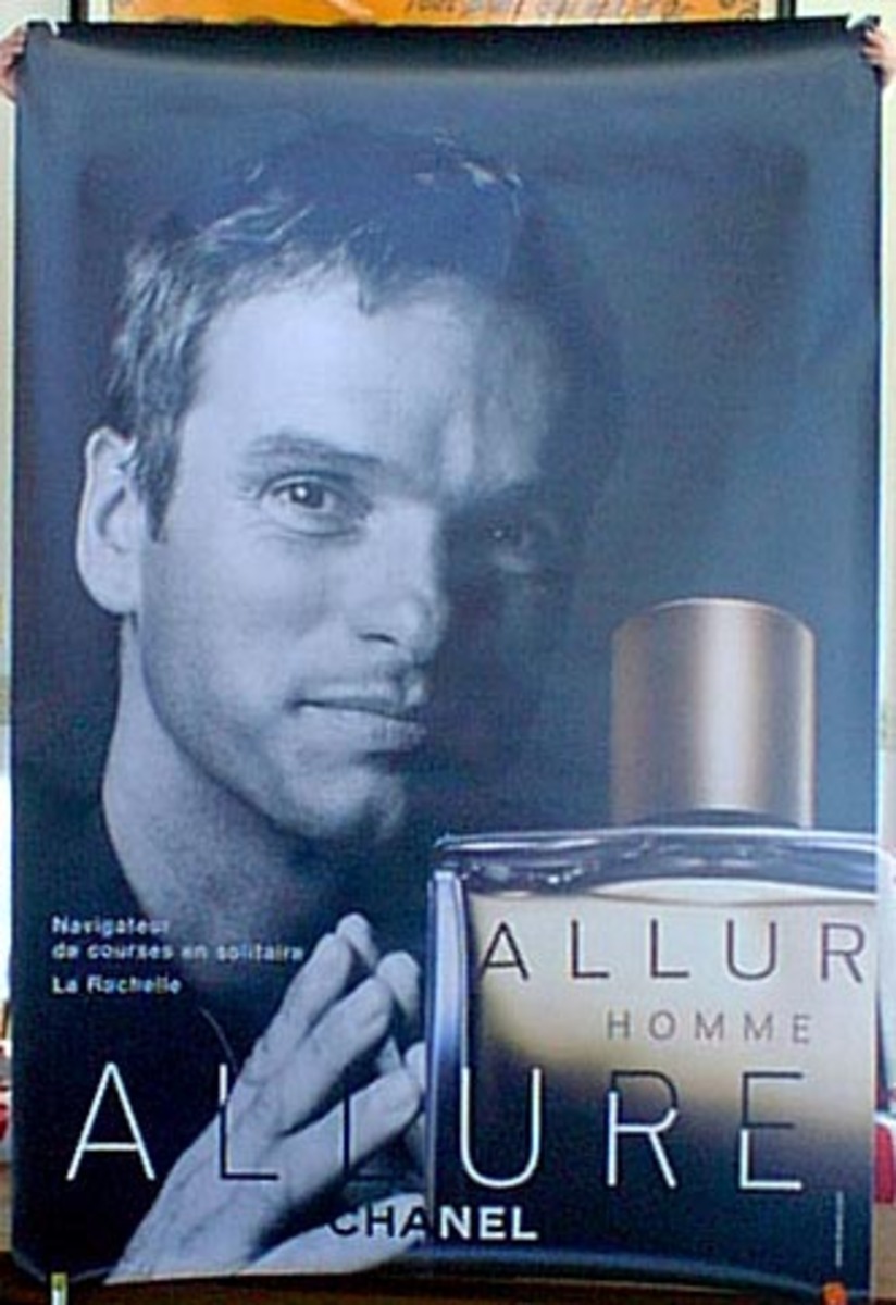 Chanel Allure Homme Original Vintage Advertising Poster