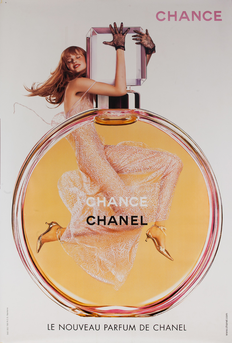 Chanel Chance Perfume Original Advertising Poster