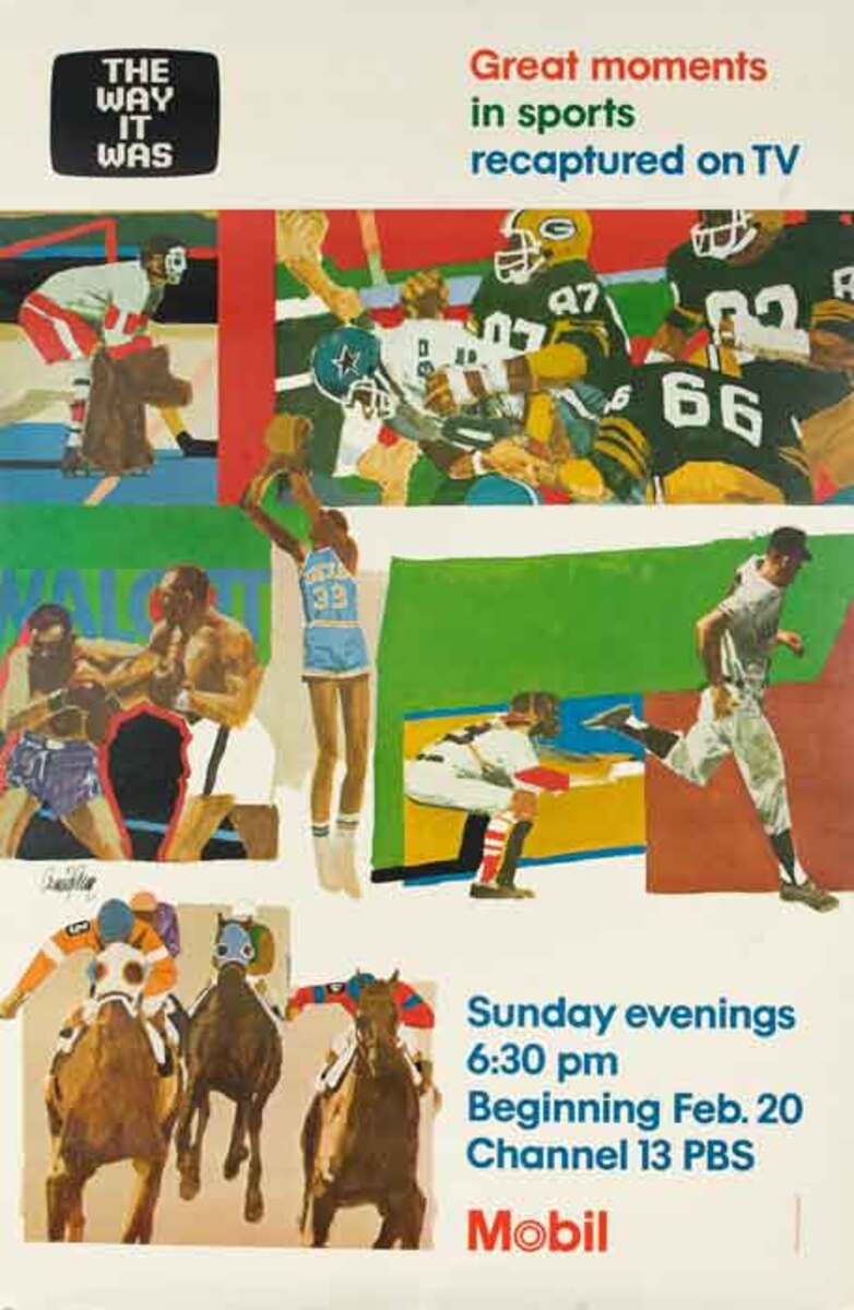 Great Moments in Sports Original Mobil Public TV Poster