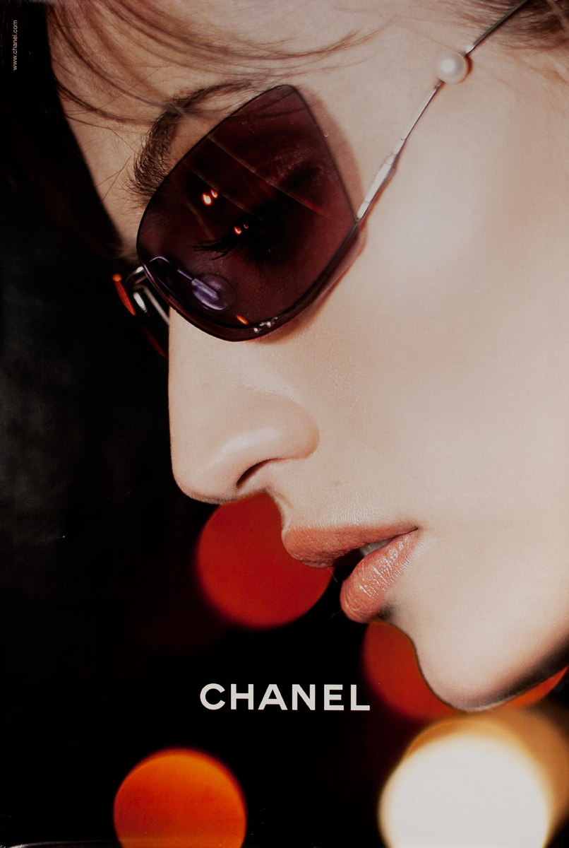 Chanel Sunglasses Original Advertising Poster