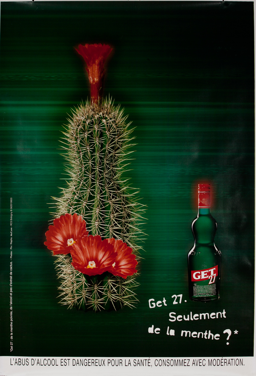 Get Cactus Original Vintage Advertising Poster