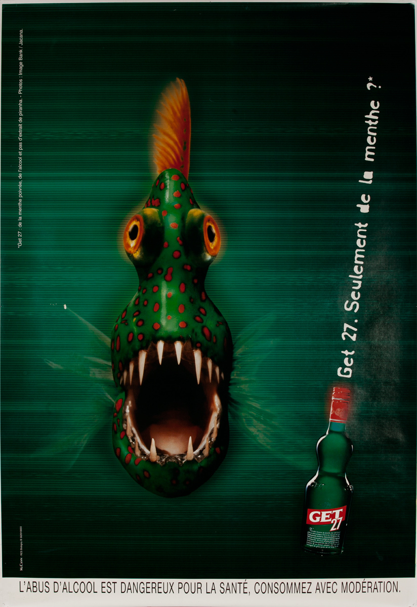 Get Parrotfish Original Vintage Advertising Poster