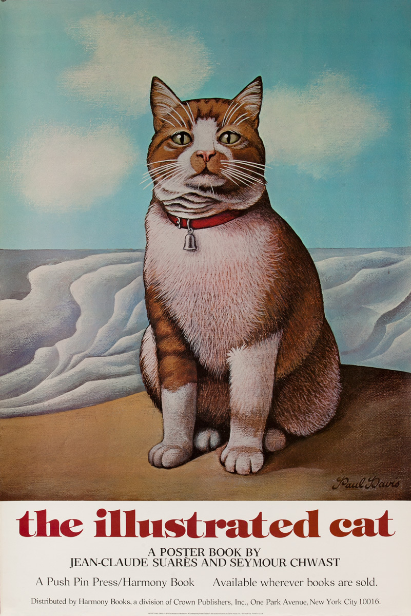 The  Illustrated Cat Advertising Poster