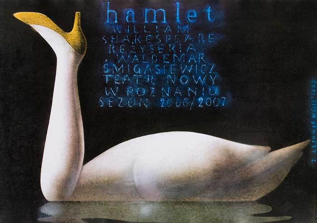 Shakespeare's Hamlet Original Polish Theatre Poster