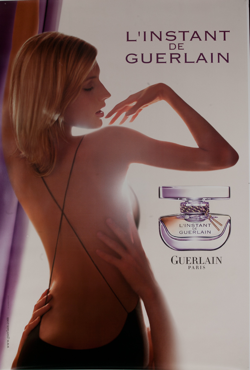 l'Instant de Guerlain Original French Perfume Poster