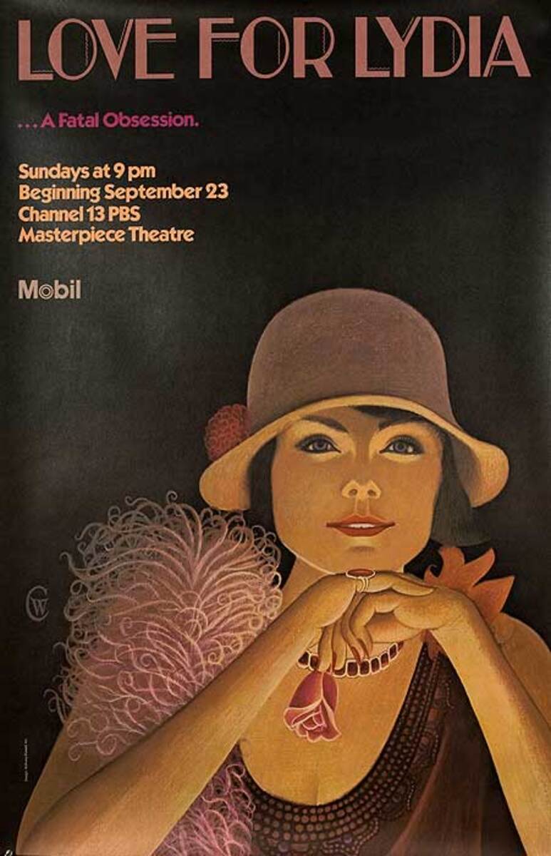 Mobil Masterpiece Theater Presents Love For Lydia Original TV Poster