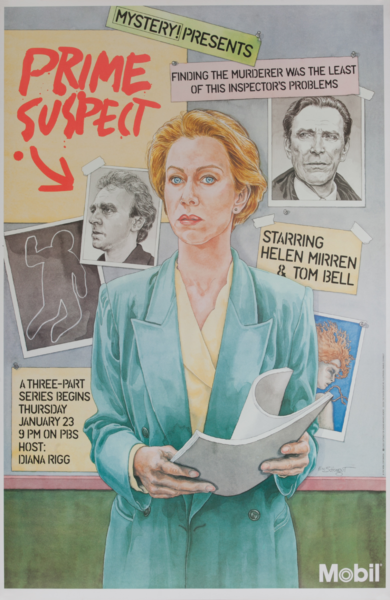 Mobil Mystery Presents - Prime Suspect, Original Advertising Poster