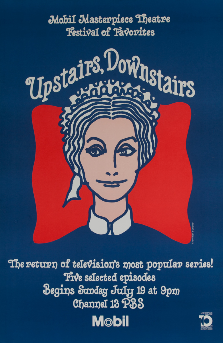 Upstairs, Downstairs Mobil Masterpiece Theatre Poster