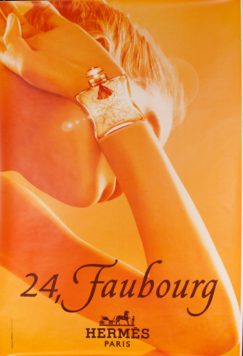 24, Faubourg Original Hermes French Advertising Poster