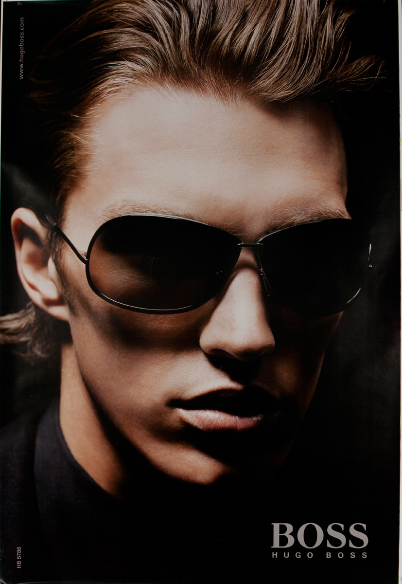 Hugo Boss Sunglasses 5786 Original Vintage Advertising Poster