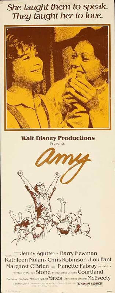 Amy Original American Insert Movie Poster