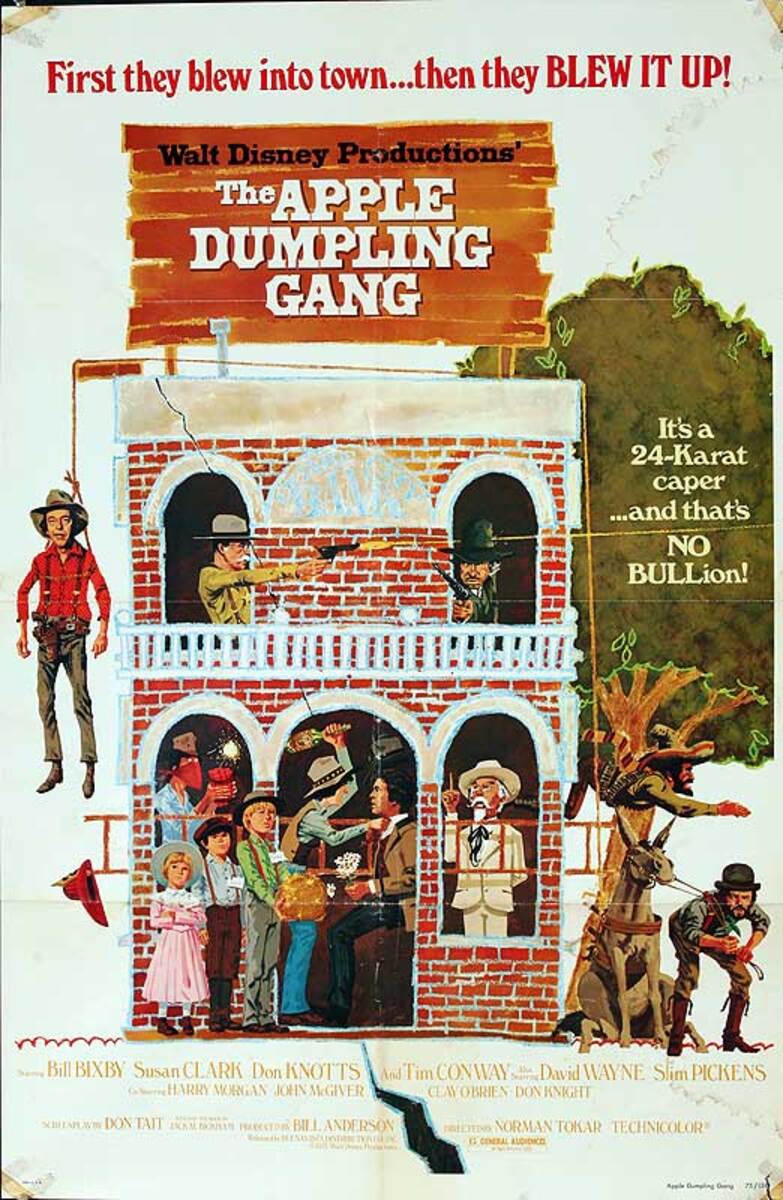 Apple Dumpling Gang Original American 1 Sh Movie Poster