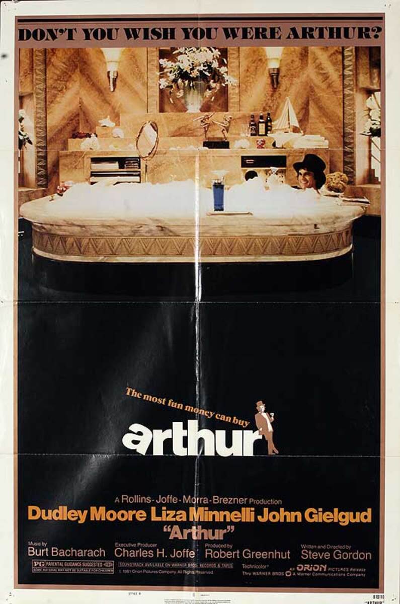 Arthur Original American One Sheet Movie Poster