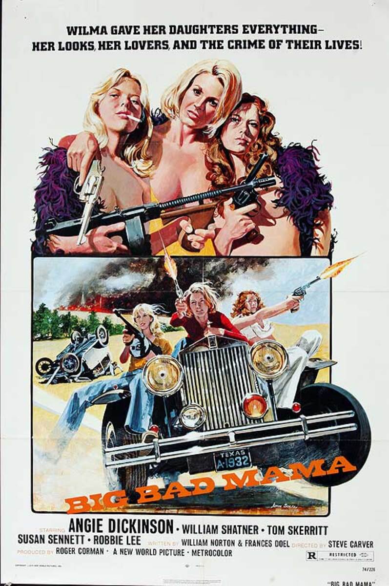 Big Bad Mama Original American One Sheet Movie Poster