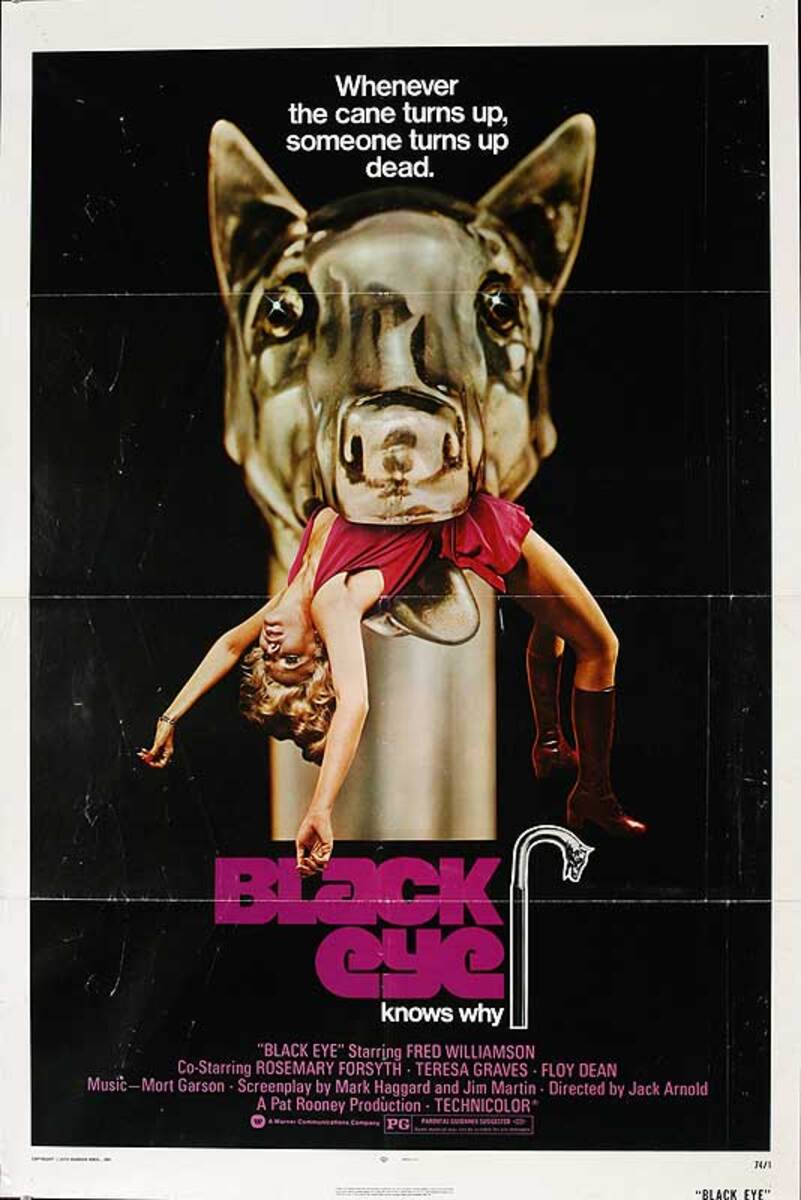 Black Eye Original American One Sheet Movie Poster
