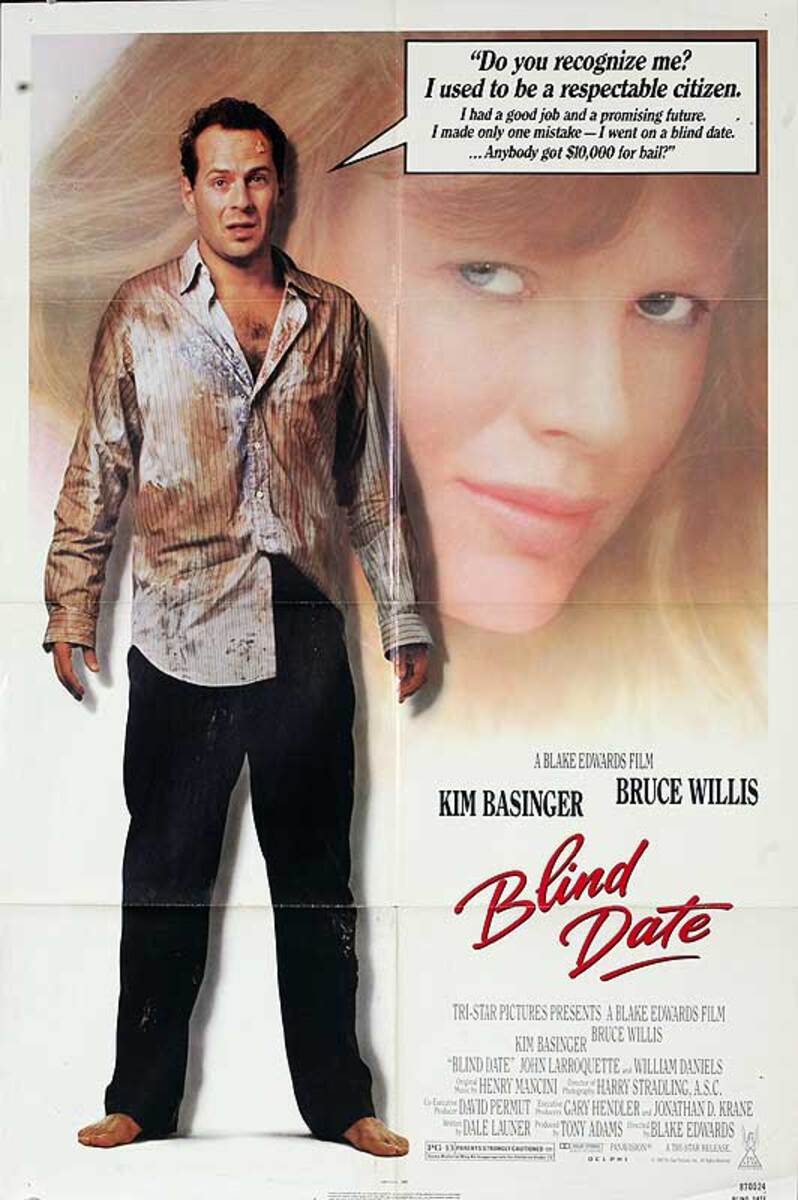 Blind Date Original American One Sheet Movie Poster