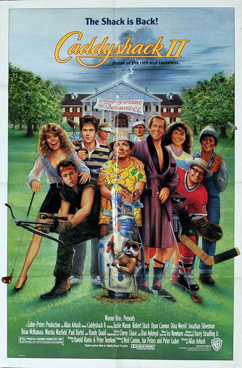 Caddyshack 2 Original American One Sheet Movie Poster