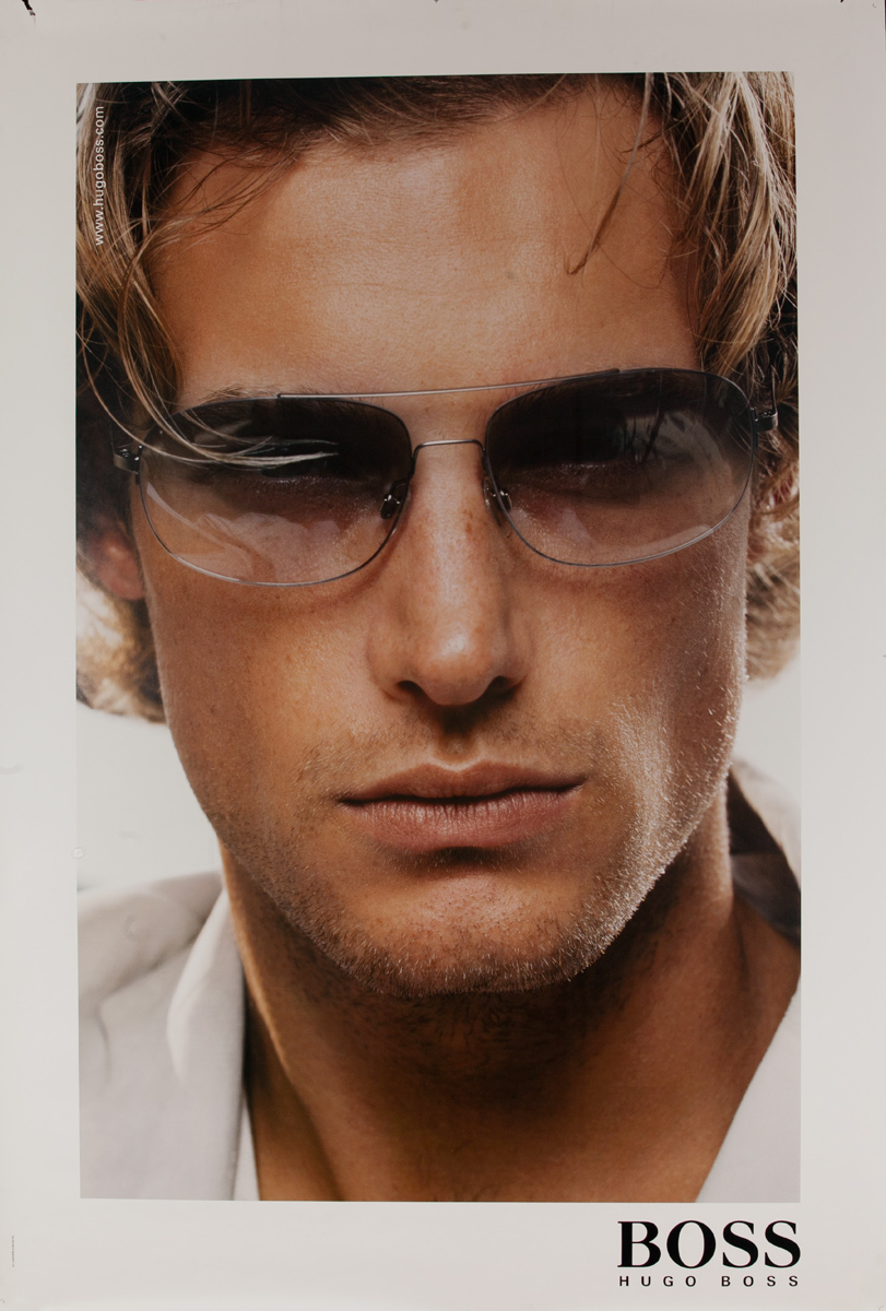 Hugo Boss Sunglasses Original Advertising Poster man