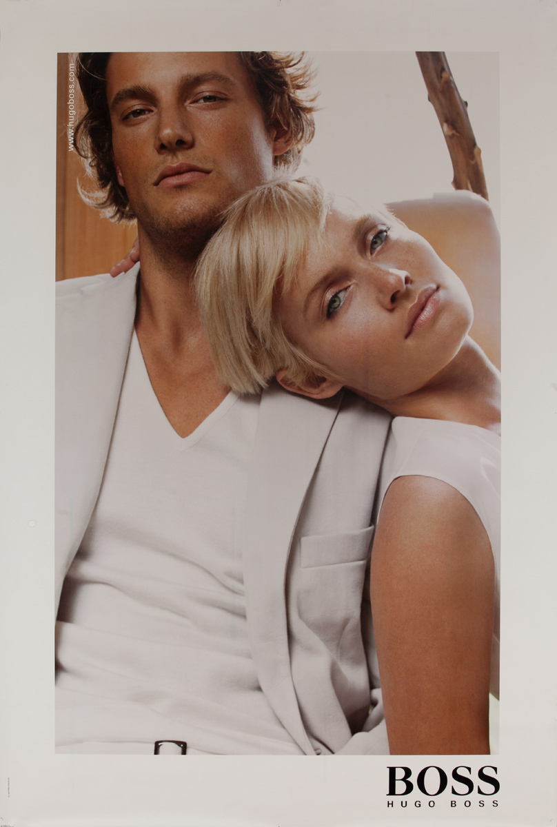 Hugo Boss Sunglasses Original Advertising Poster man and woman
