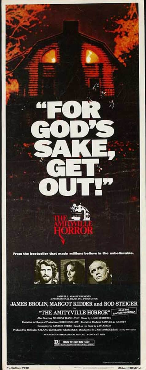For God's Sake Get Out Original Horror Movie Poster