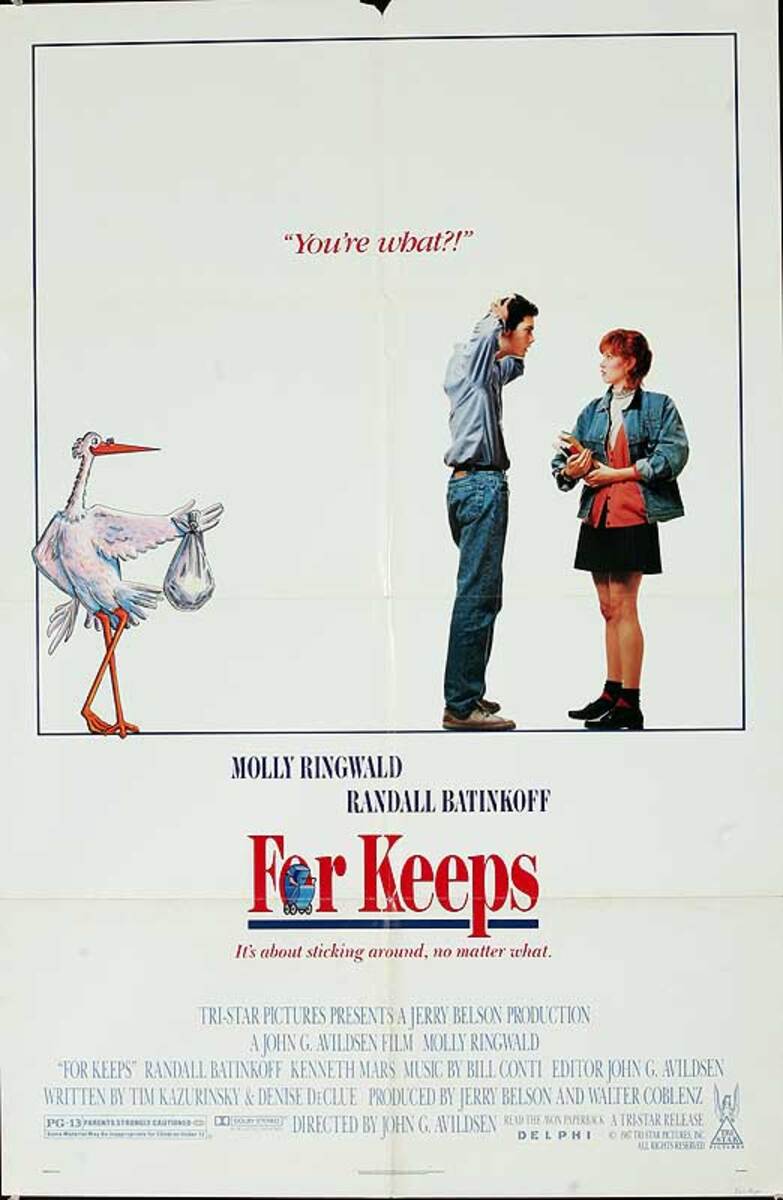 For Keeps, Maybe Baby Original American One Sheet Movie Poster