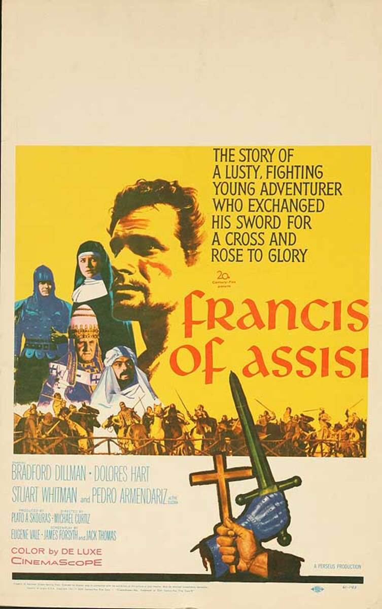 Francis of Assisi Original American Movie Poster