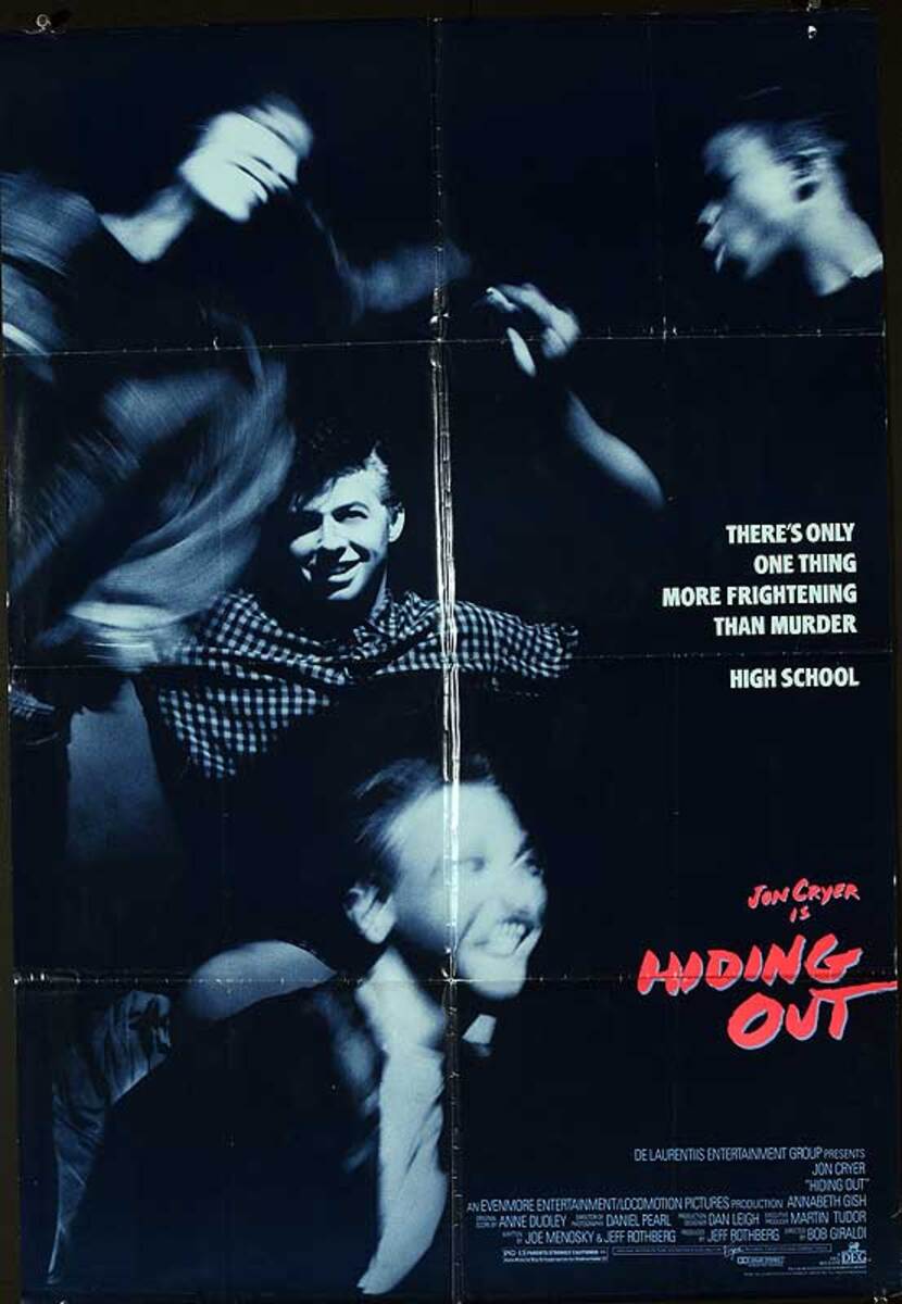 Hiding Out Original American One Sheet Movie Poster
