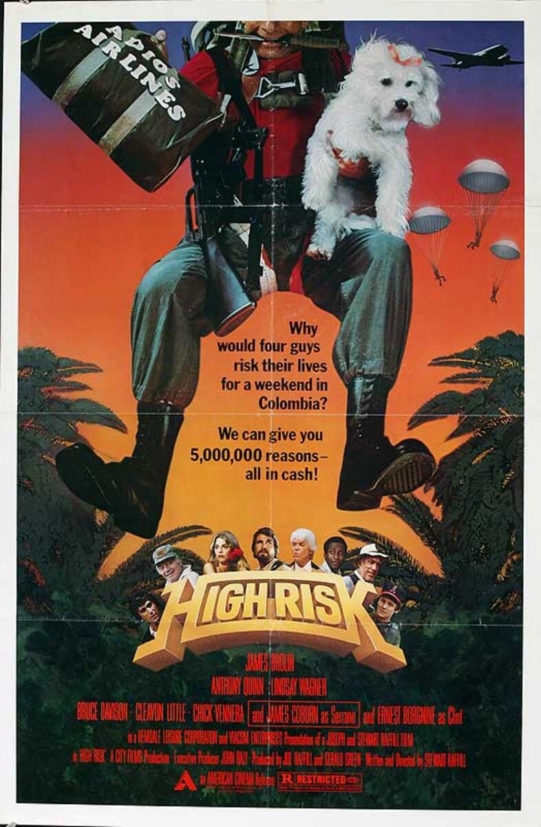 High Risk Original American One Sheet Movie Poster