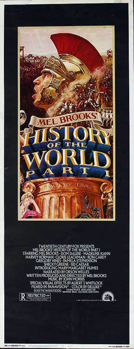The History of the World Part I, Original Insert Movie Poster 