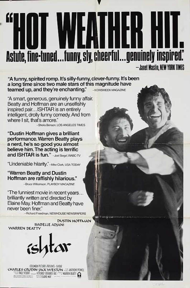 Ishtar Original American One Sheet Movie Poster