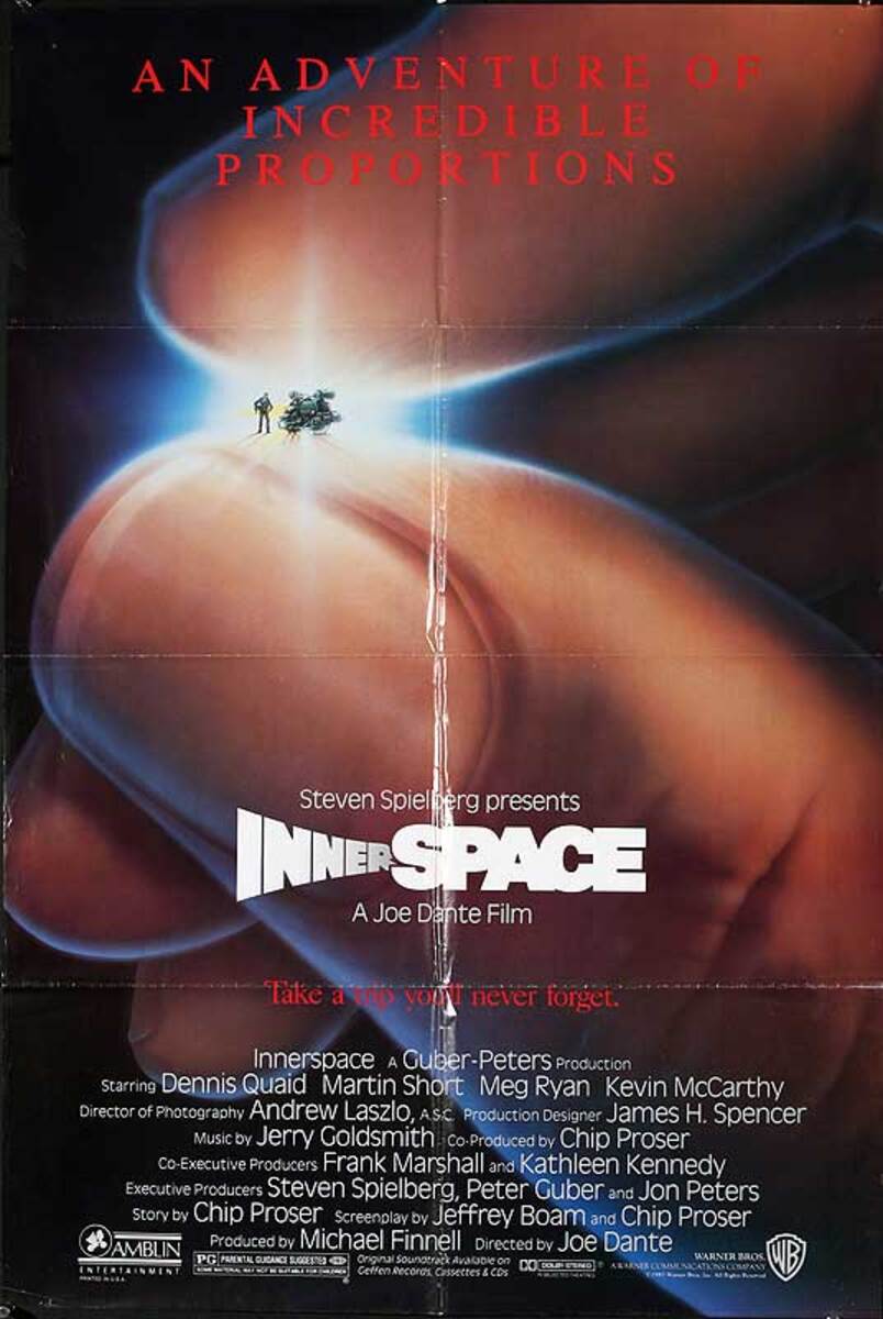 Inner Space Original American One Sheet Movie Poster