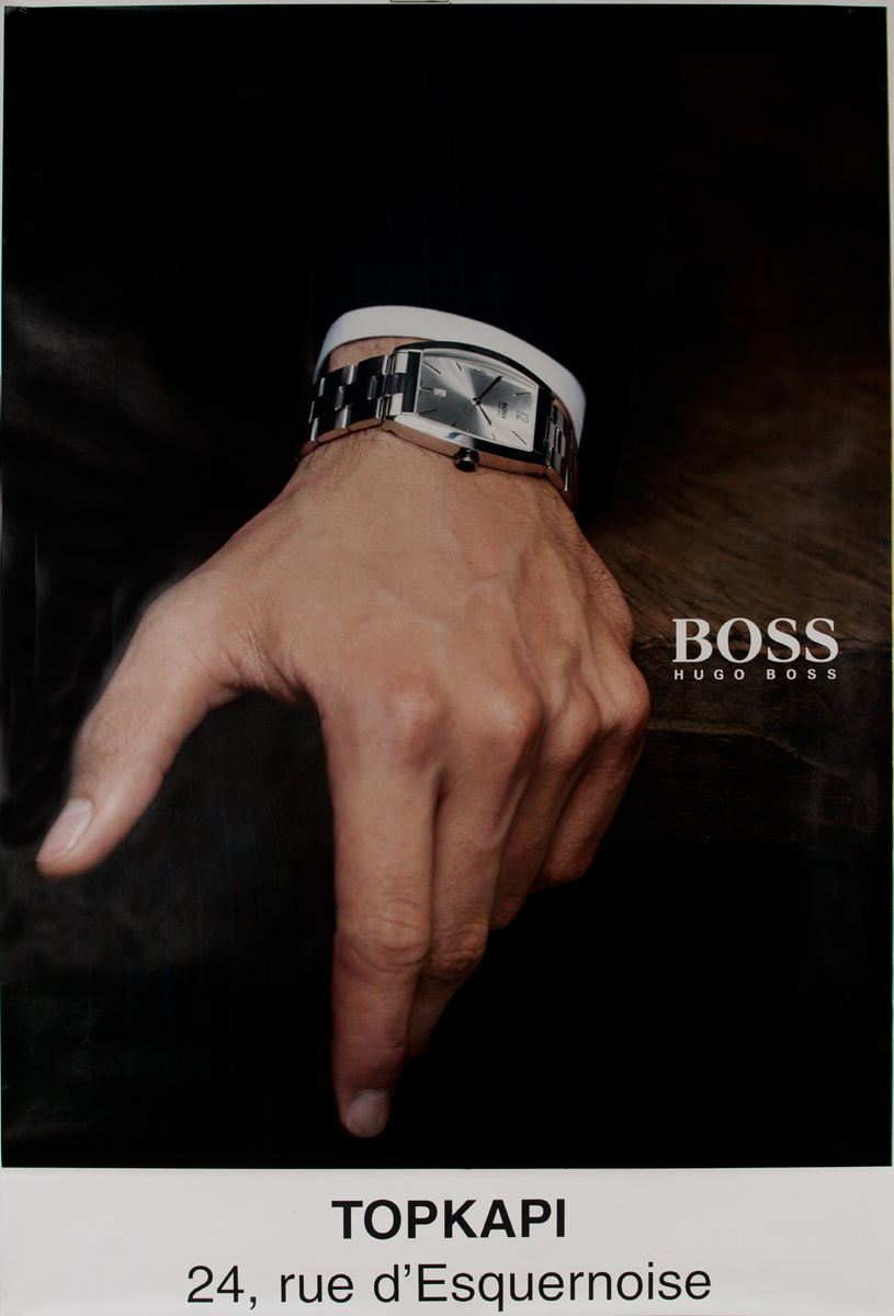 Hugo Boss Watch Original Advertising Poster